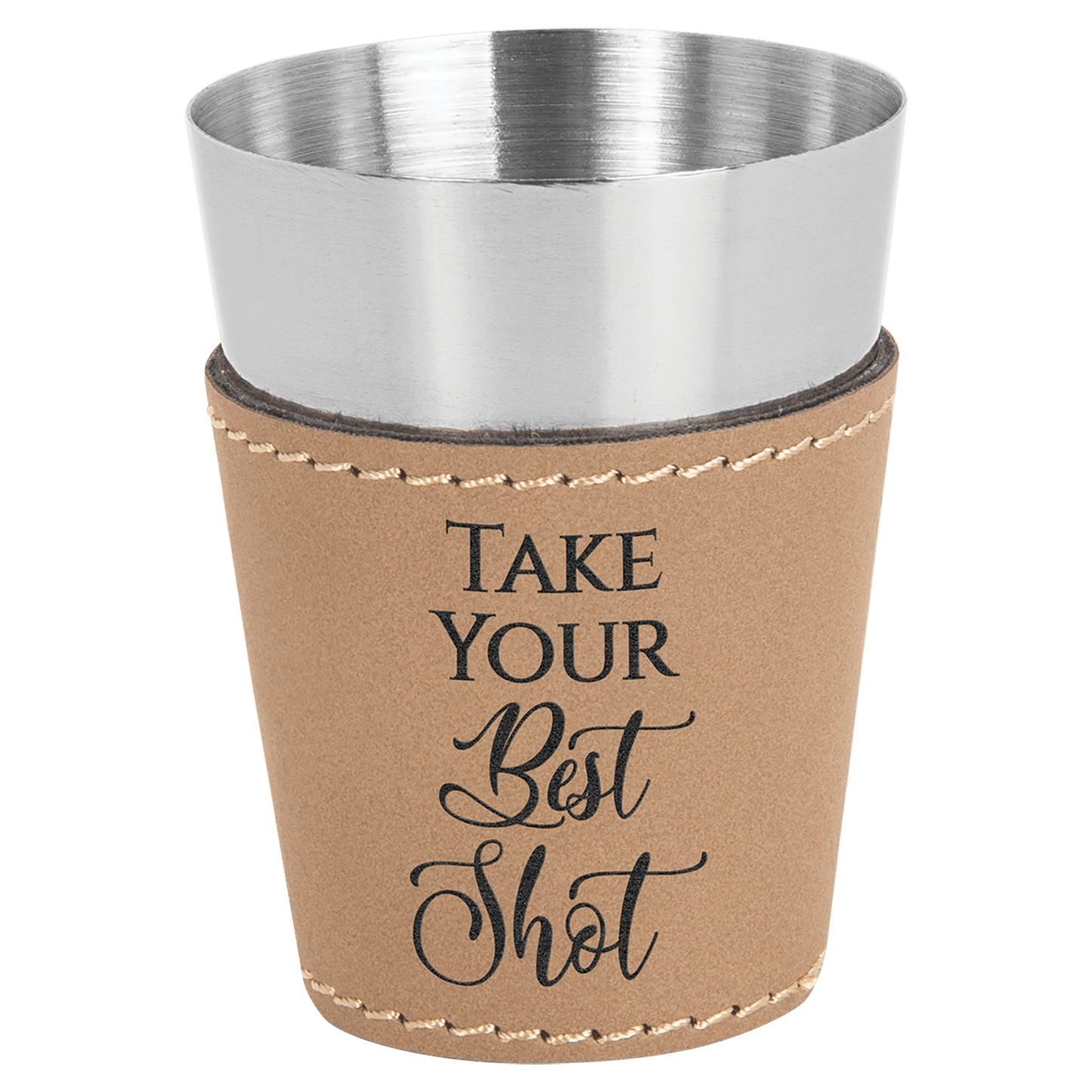 Custom Shot Glass - Light Brown