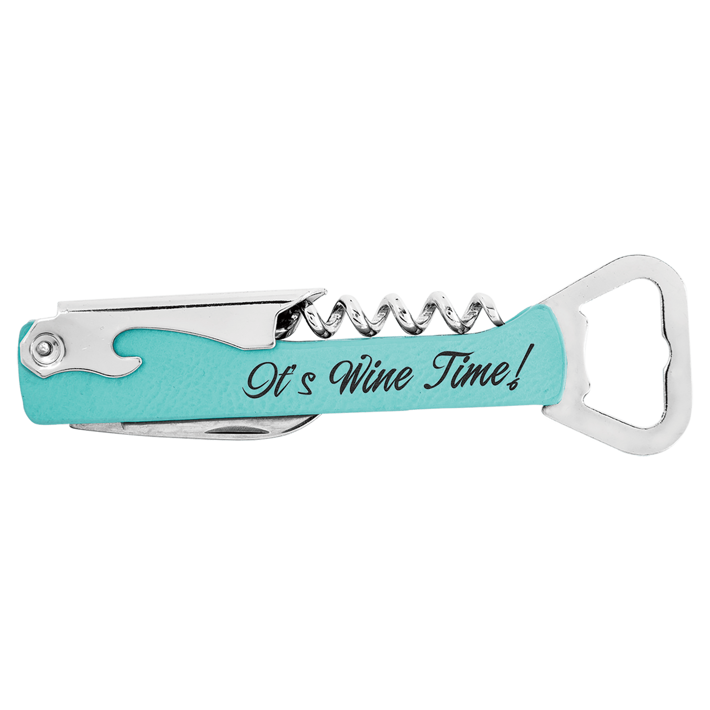 Custom Wine Key - Light Blue