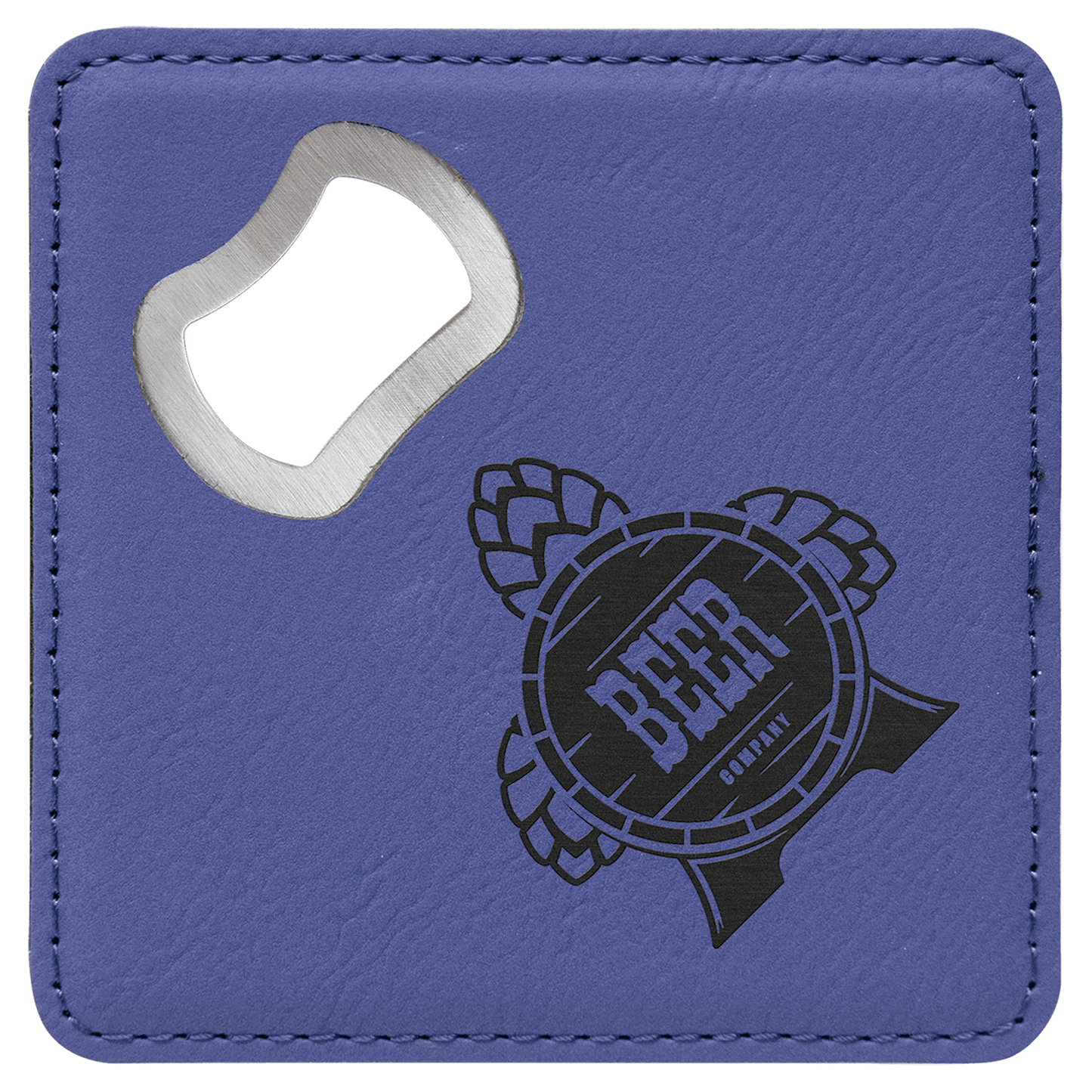 Coaster Bottle Opener - Blue
