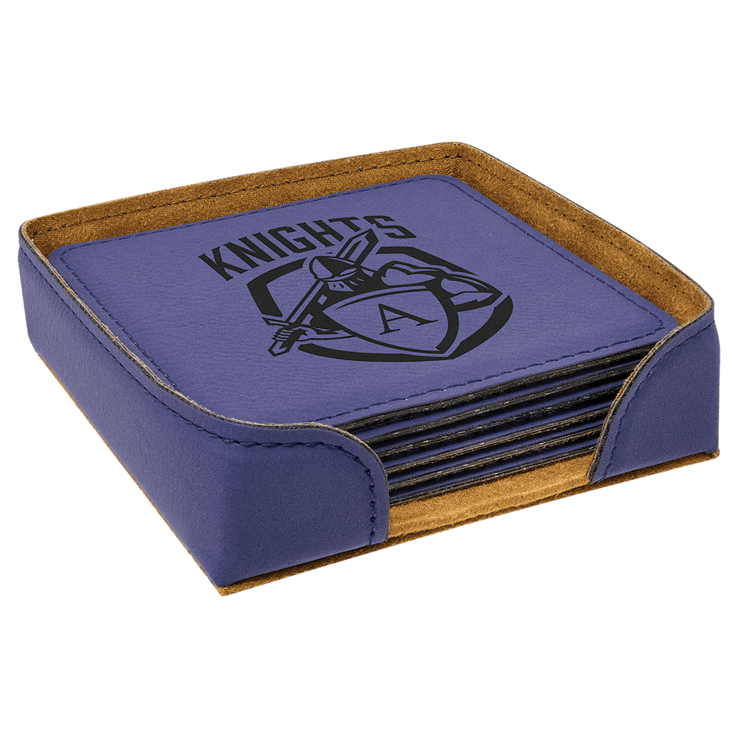 Custom Coaster set - Square - Purple