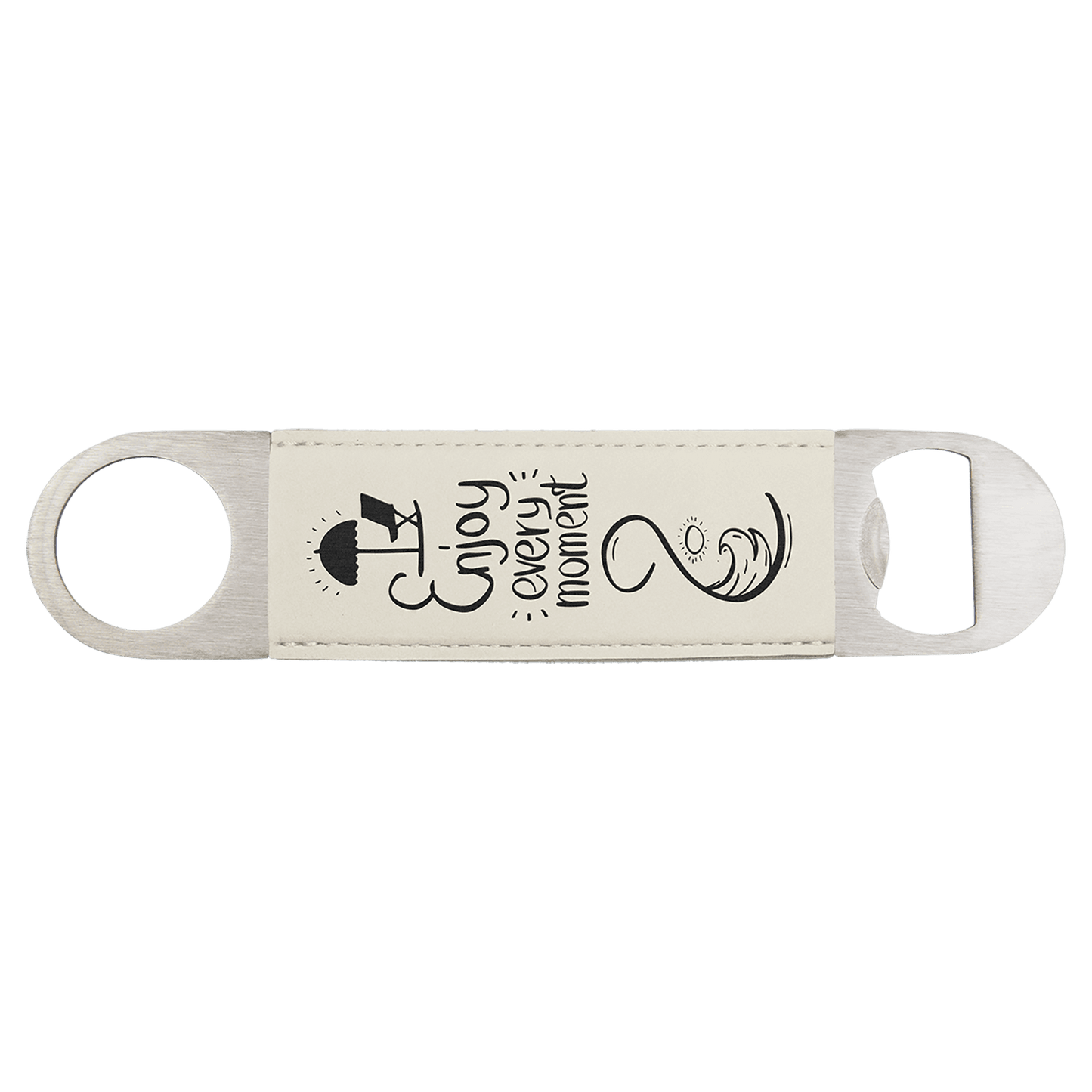 Custom Bottle Opener - White
