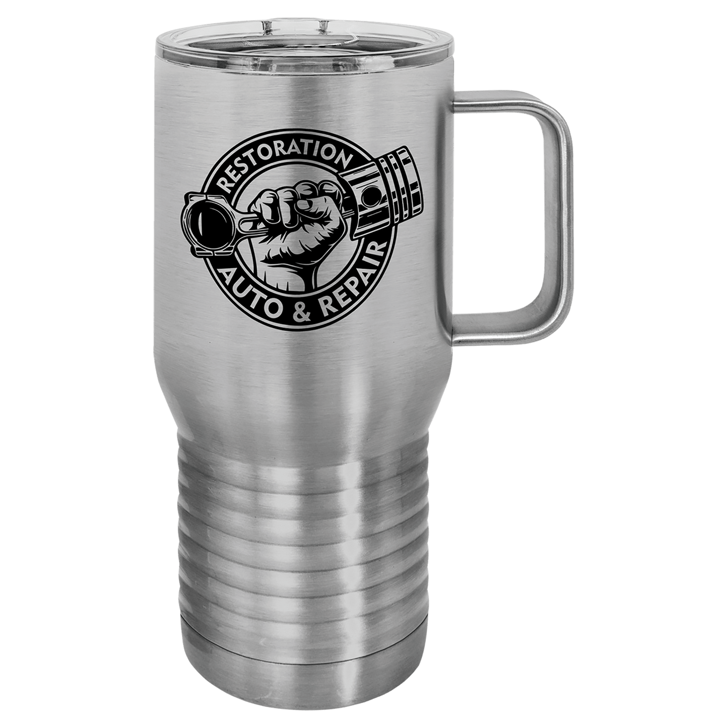 Custom Travel Mug - 20 Ounce - Stainless Steel