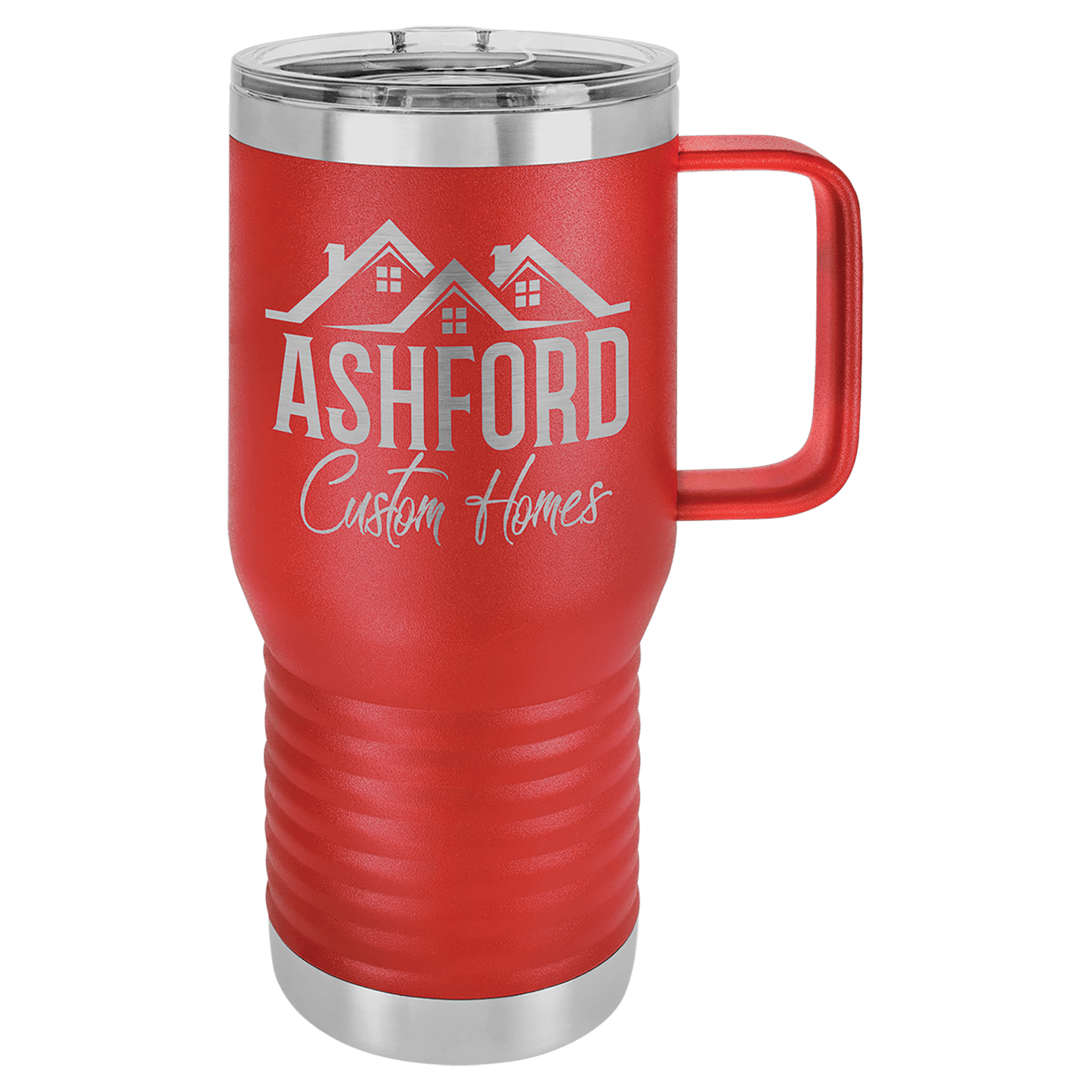 Custom Travel Mug - 20 Ounce - Red