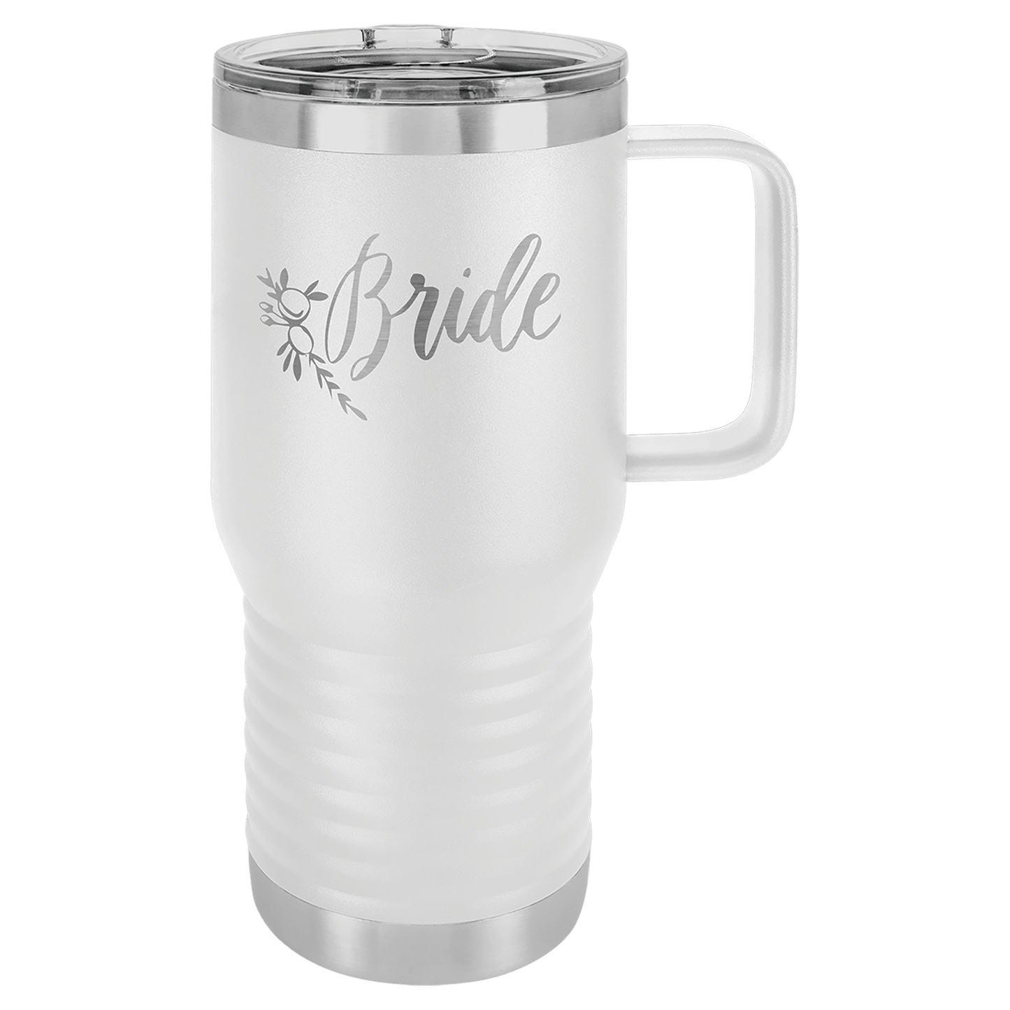 Custom Travel Mug - 20 Ounce - White
