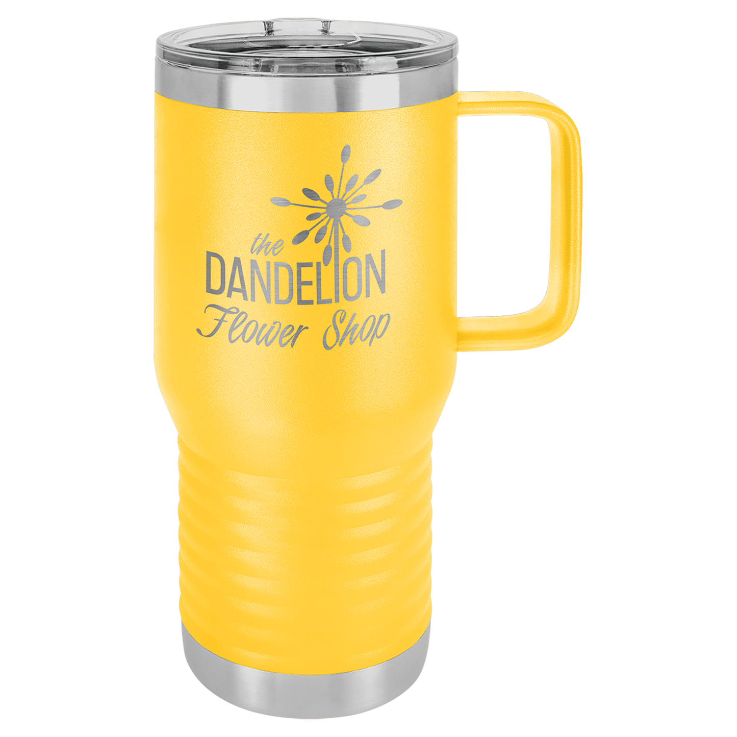 Custom Travel Mug - 20 Ounce - Yellow