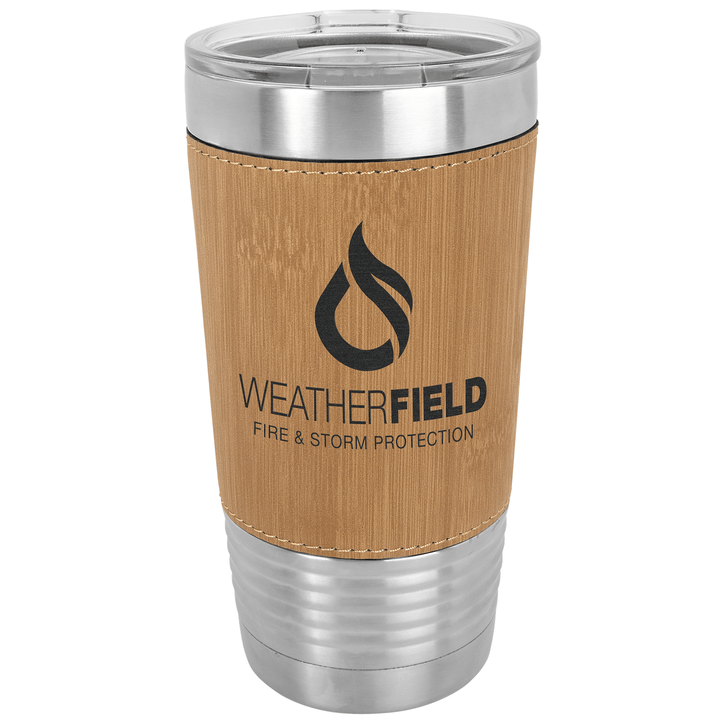 Leather Tumblers - 20 ounce - Bamboo
