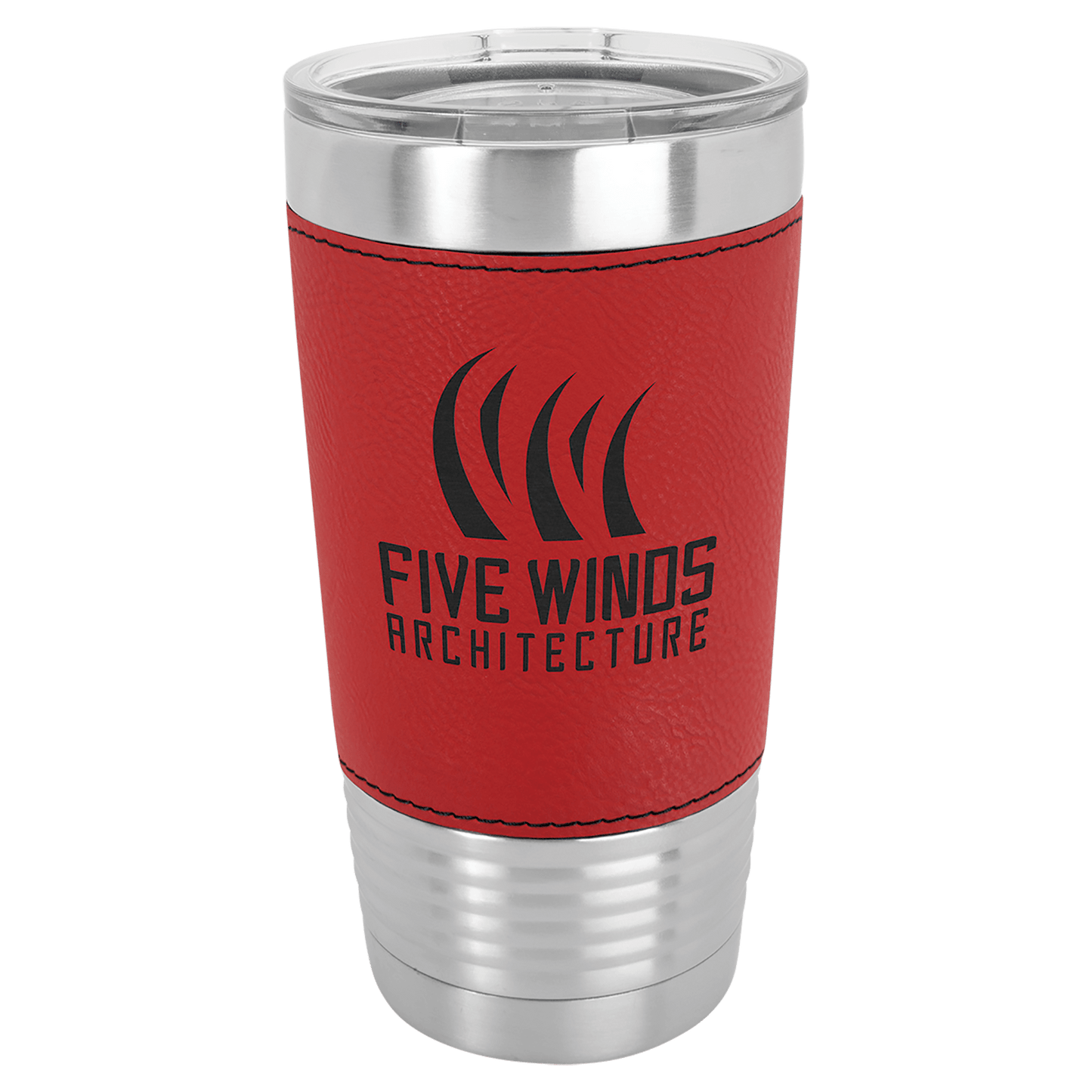 Leather Tumblers - 20 ounce - Red