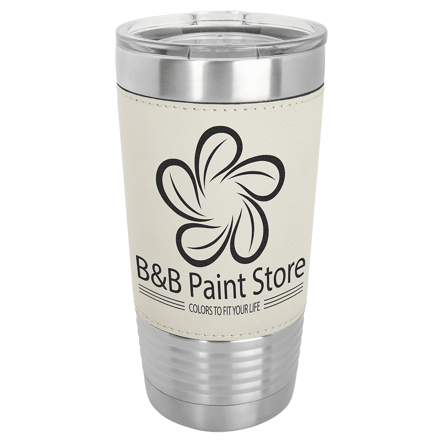Leather Tumblers - 20 ounce - White