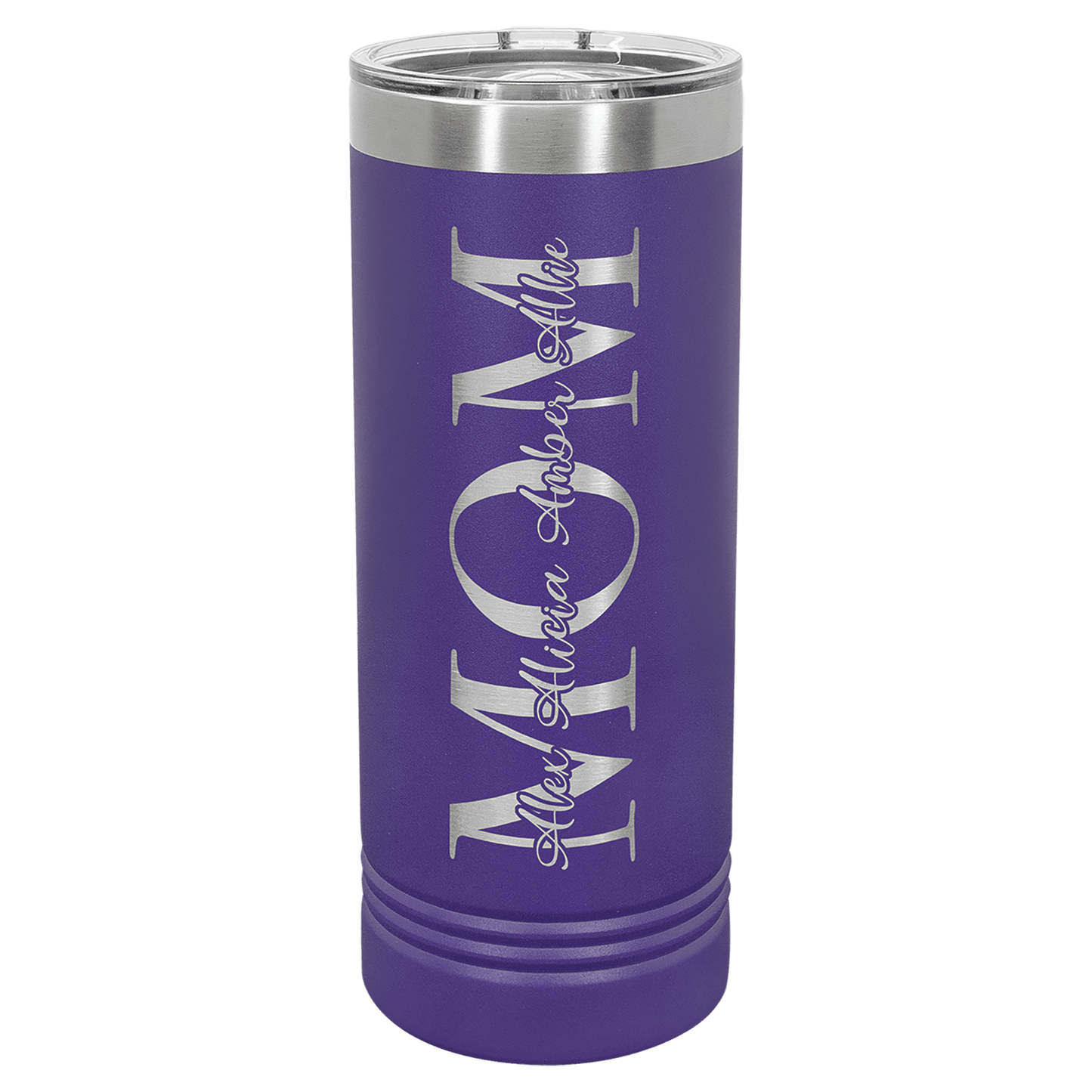 Custom Skinny Tumbler - Purple