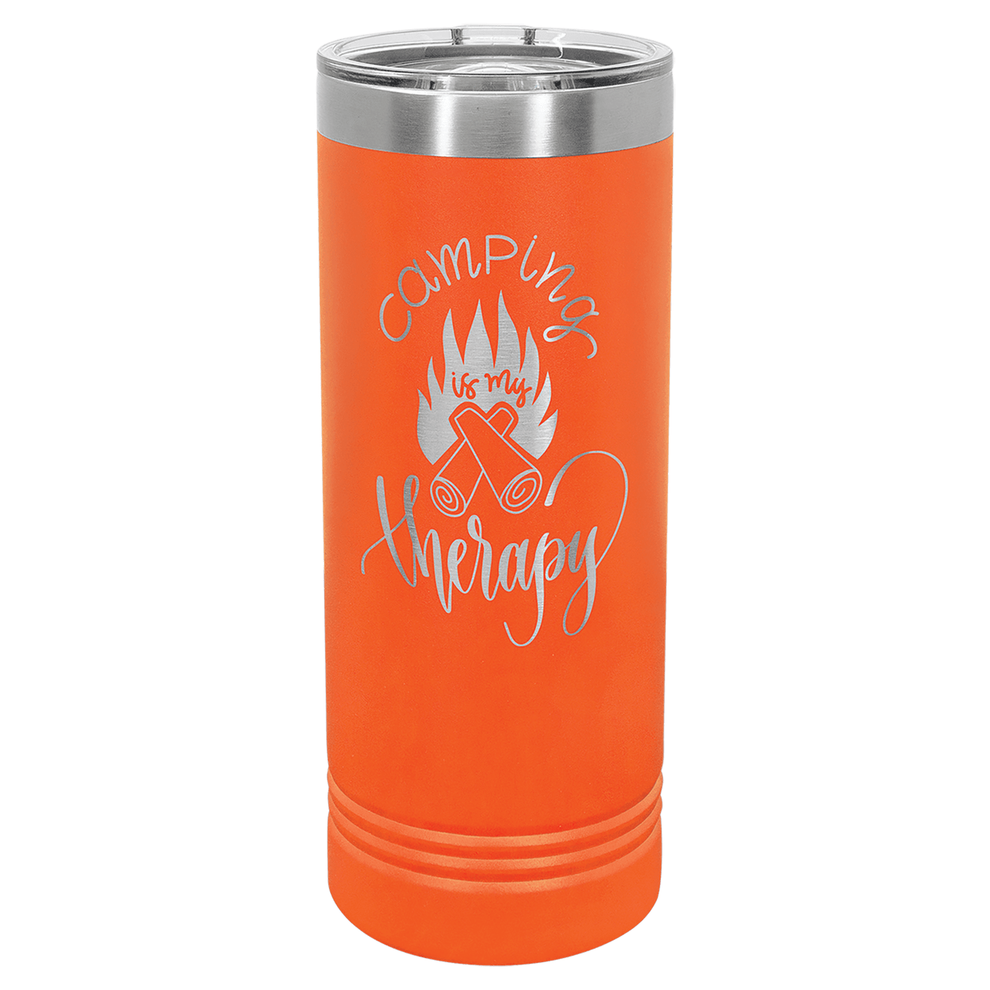 Custom Skinny Tumbler - Orange