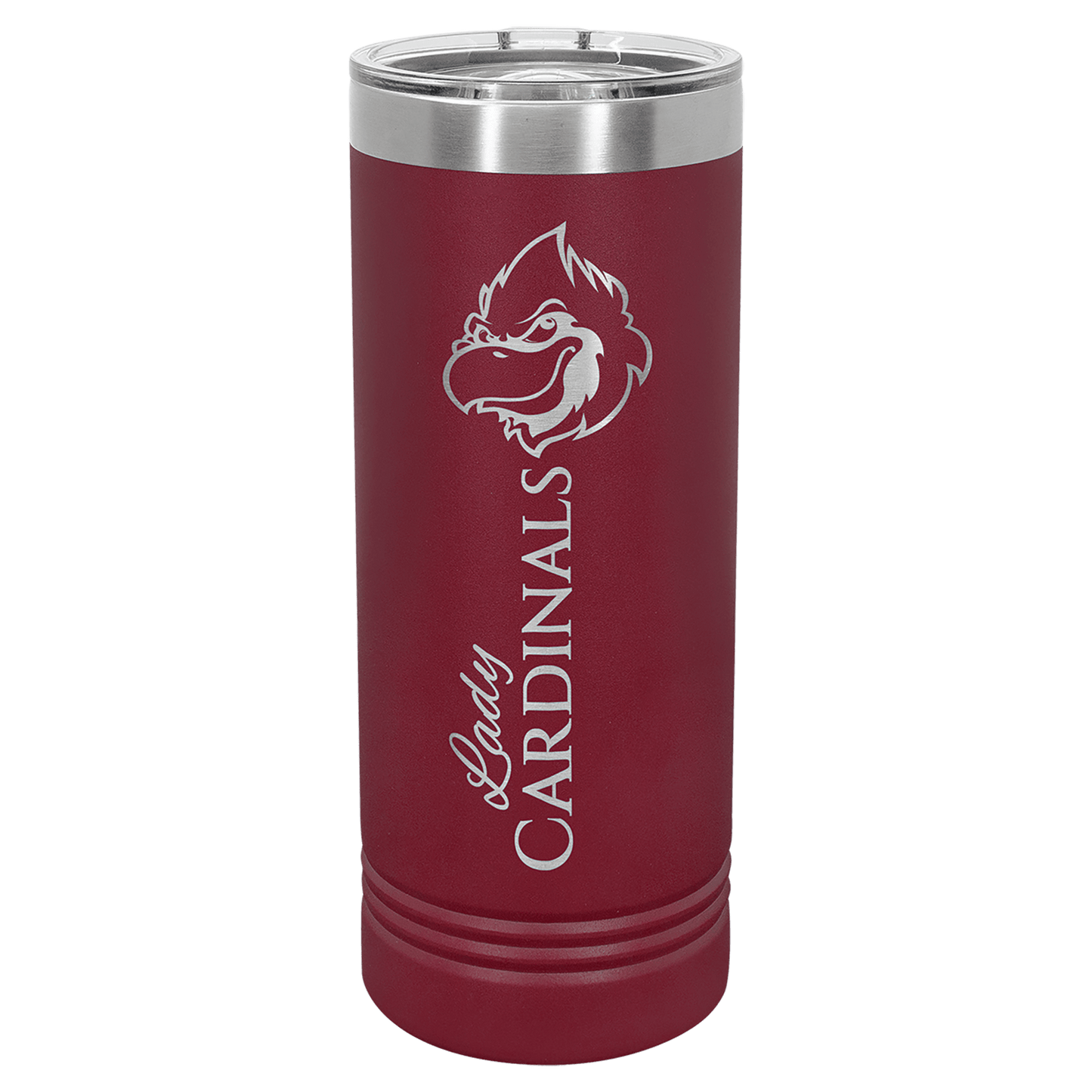 Custom Skinny Tumbler - Maroon