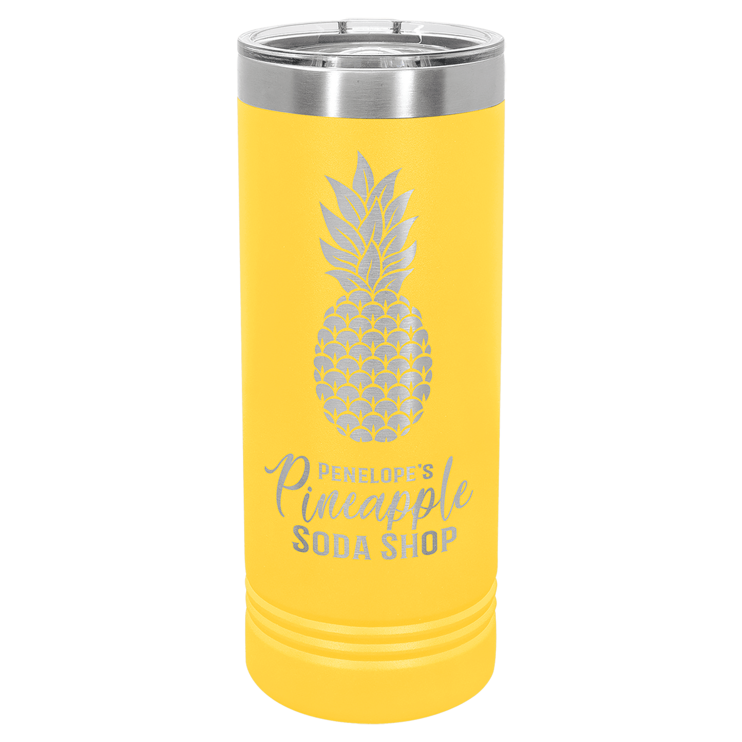 Custom Skinny Tumbler - Yellow