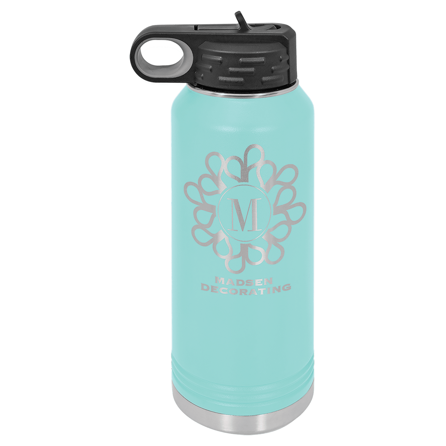 Custom Water Bottle - Teal