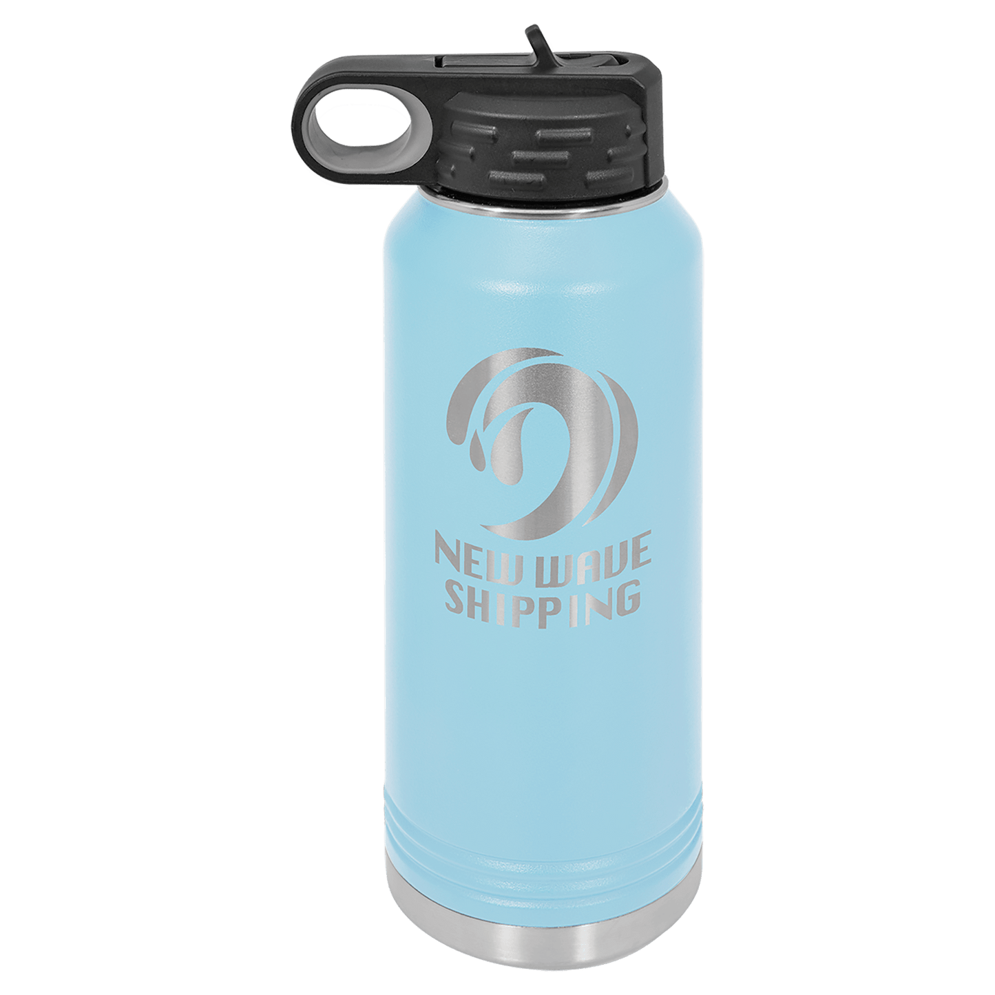 Custom Water Bottle - Light Blue