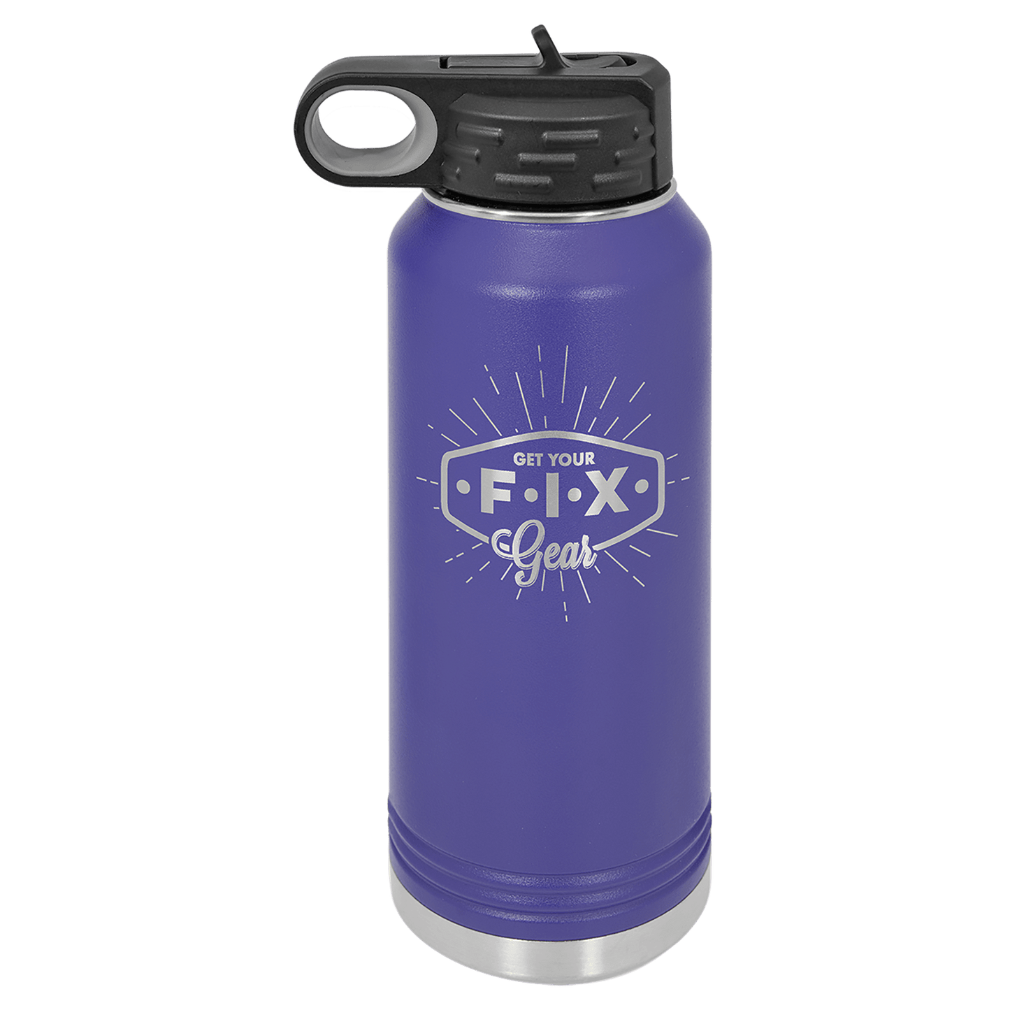 Custom Water Bottle - Purple