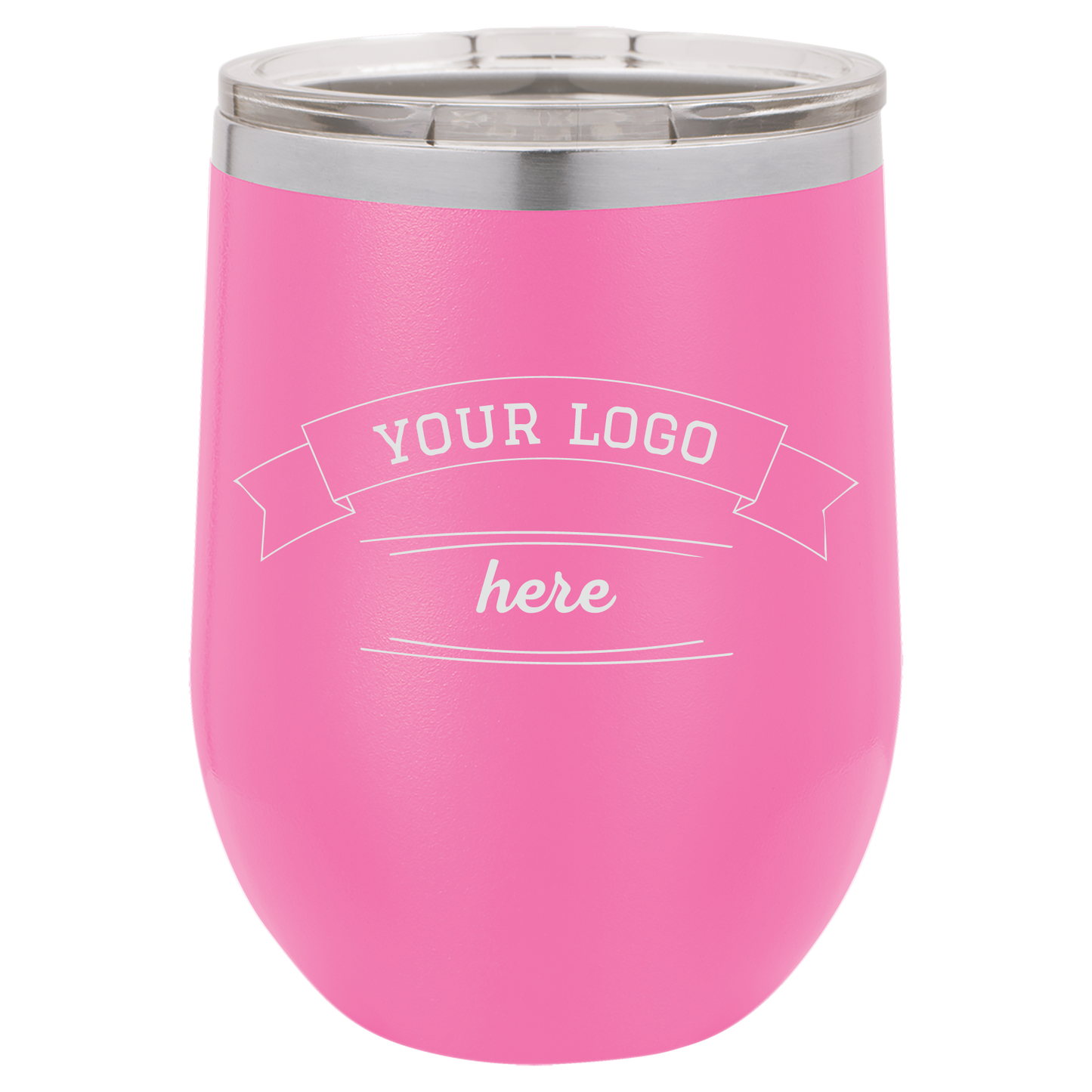 Custom Wine Tumbler - Pink