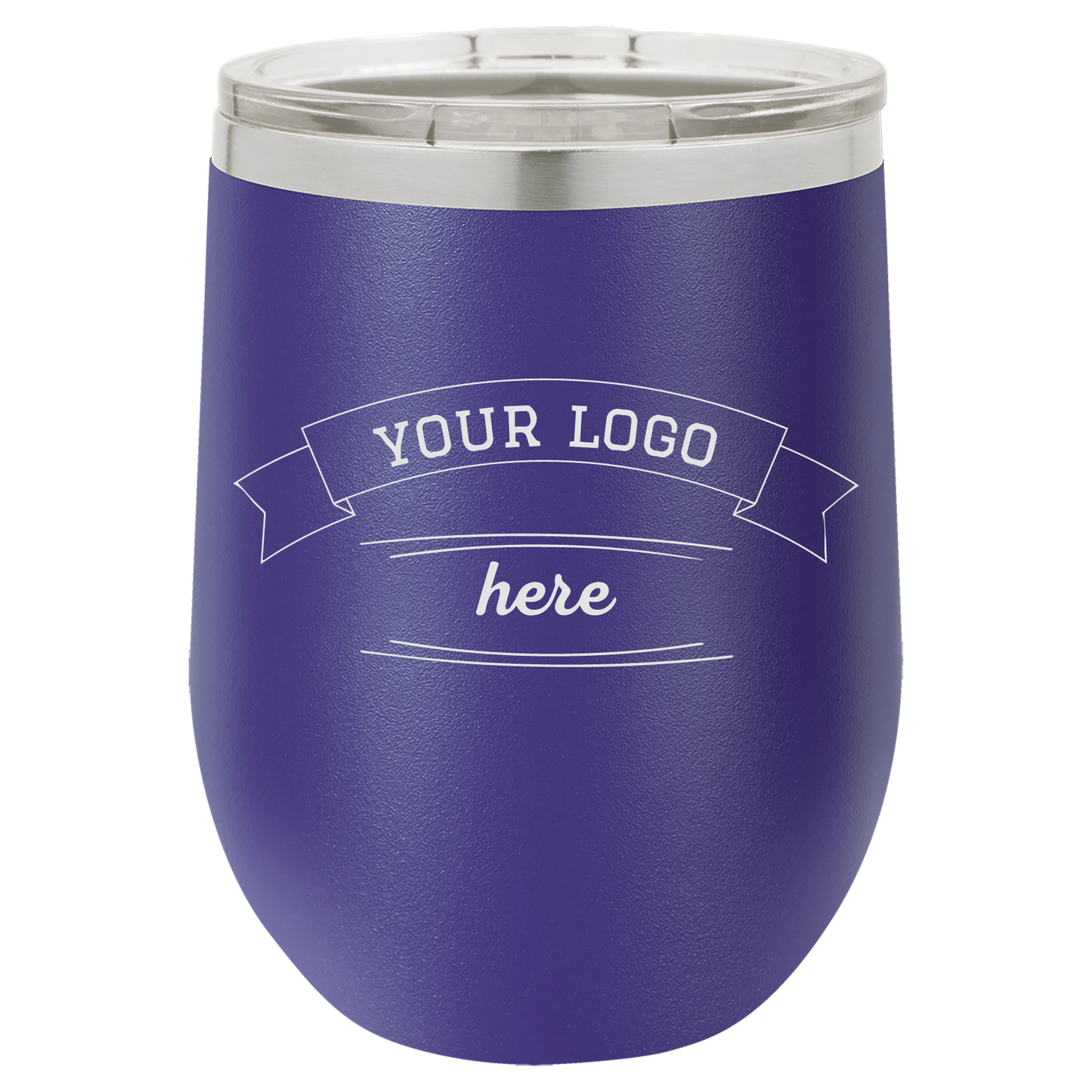 Custom Wine Tumbler - Purple