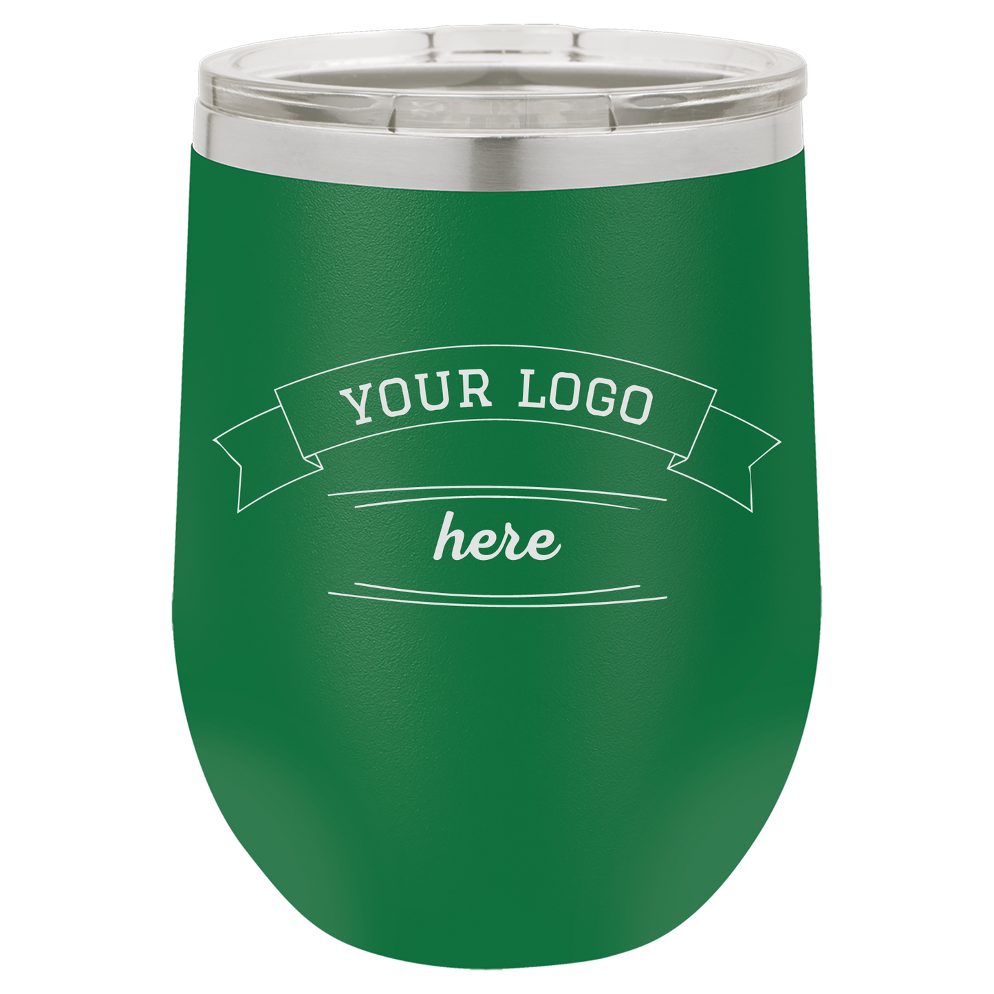 Custom Wine Tumbler - Green
