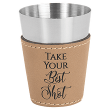 Custom Shot Glass - Light Brown