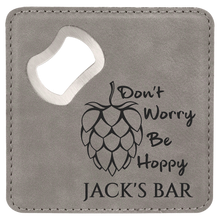 Coaster Bottle Opener - Grey