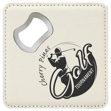 Coaster Bottle Opener - White