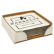 Custom Coaster set - Square - White