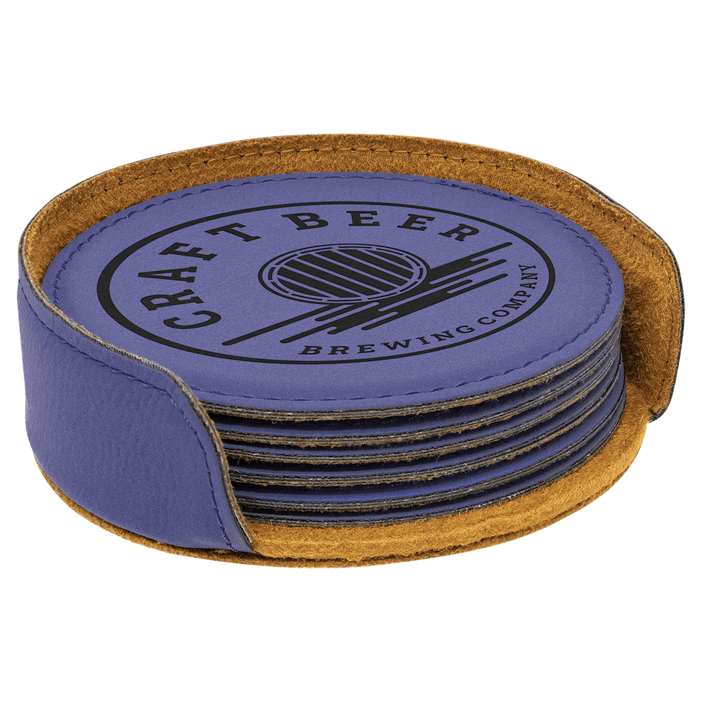 Custom Coaster Set - Purple