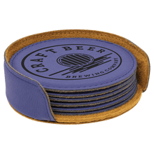 Custom Coaster Set - Purple