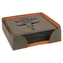 Custom Coaster set - Square - Grey