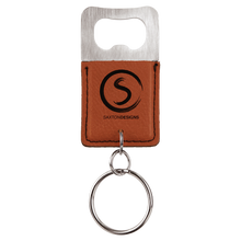 Keychain Bottle Opener - Rectangle - Rawhide