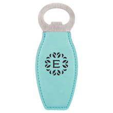 Custom Bottle Opener Magnet - Light Blue