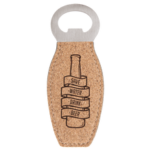 Custom Bottle Opener Magnet - Cork