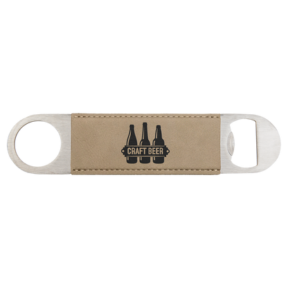 Custom Bottle Opener - Light Brown
