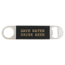 Custom Bottle Opener - Black with Gold Engraving