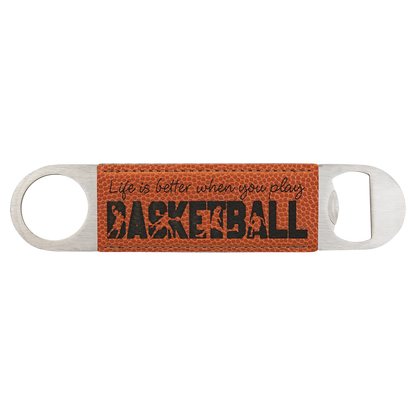 Custom Bottle Opener - Basketball