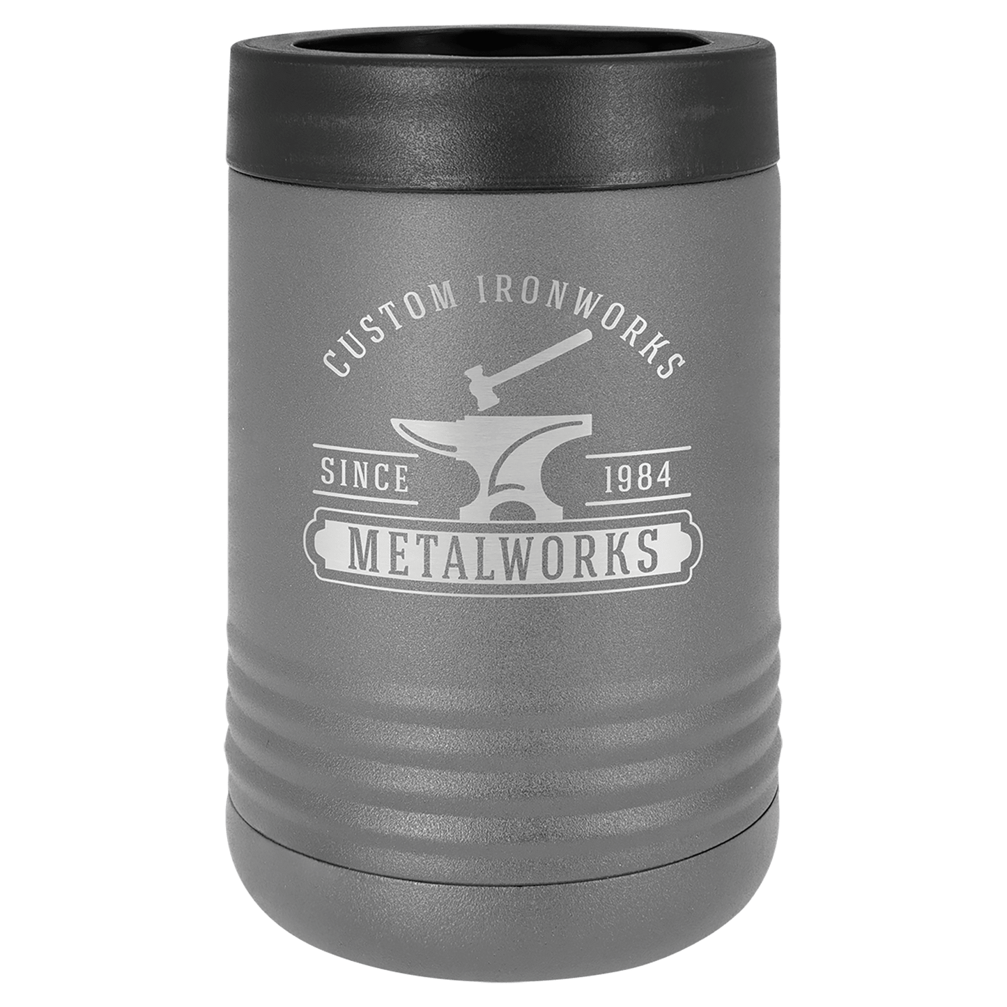 Custom Bottle/Can Holder - Grey