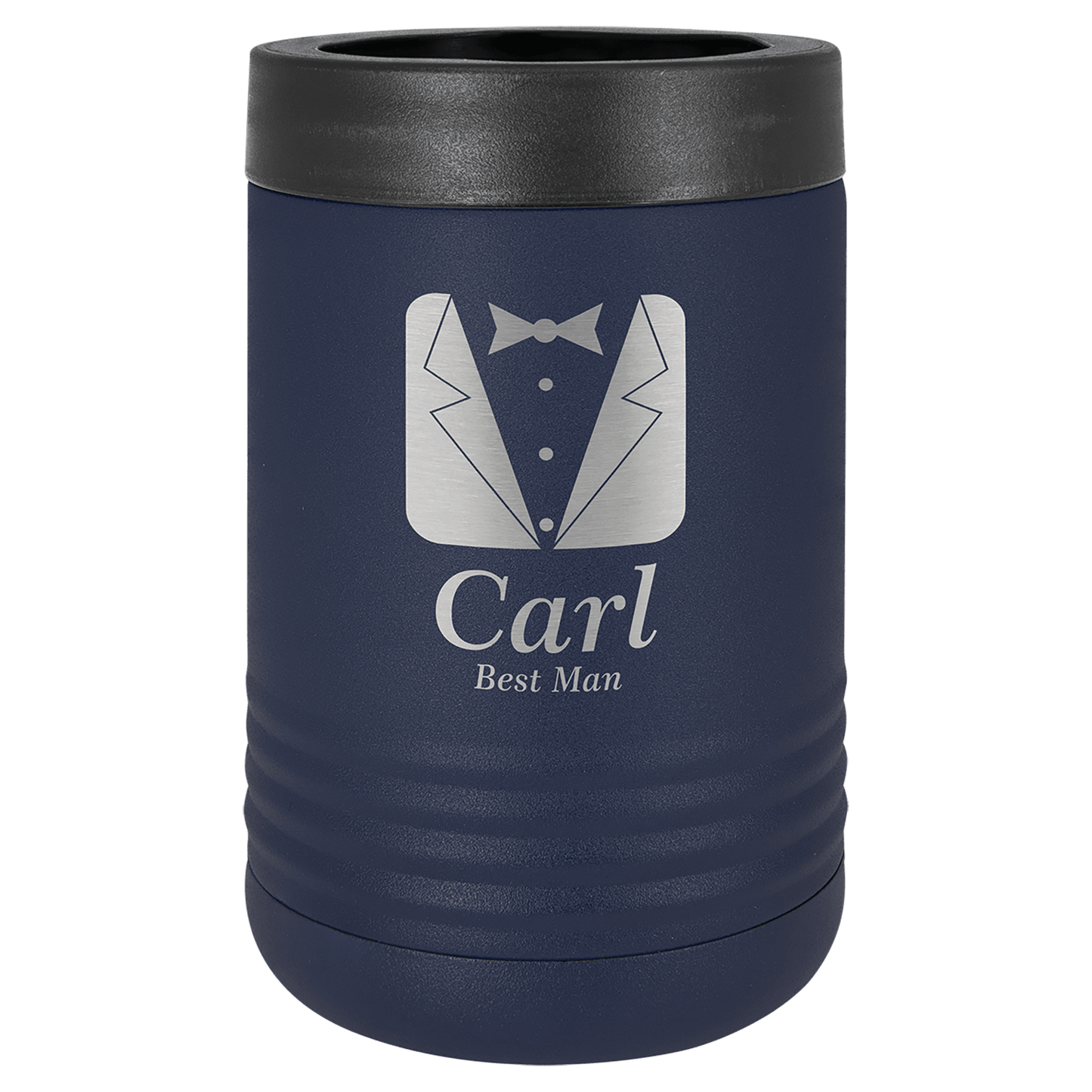 Custom Bottle/Can Holder - Navy Blue