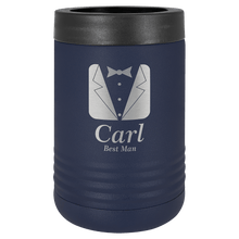 Custom Bottle/Can Holder - Navy Blue