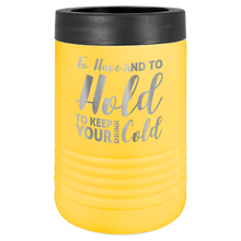 Custom Bottle/Can Holder - Yellow