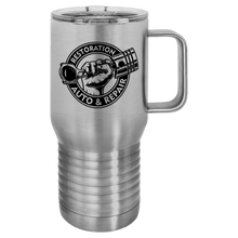 Custom Travel Mug - 20 Ounce - Stainless Steel
