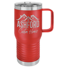 Custom Travel Mug - 20 Ounce - Red