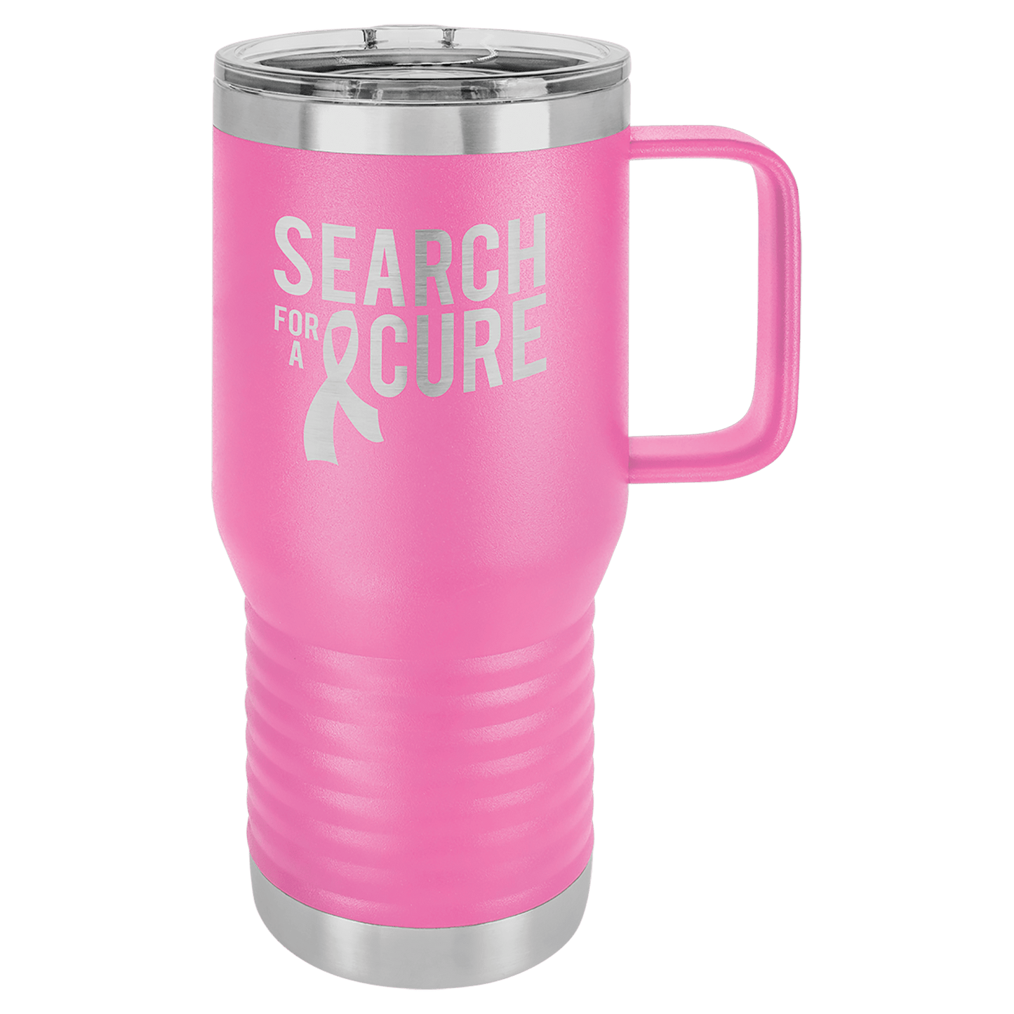 Custom Travel Mug - 20 Ounce - Pink