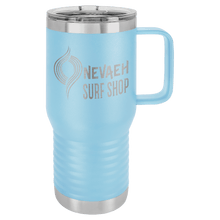 Custom Travel Mug - 20 Ounce - Light Blue