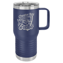 Custom Travel Mug - 20 Ounce - Navy Blue