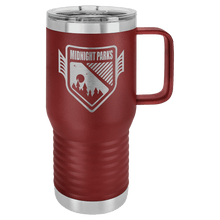 Custom Travel Mug - 20 Ounce - Maroon