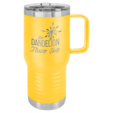 Custom Travel Mug - 20 Ounce - Yellow