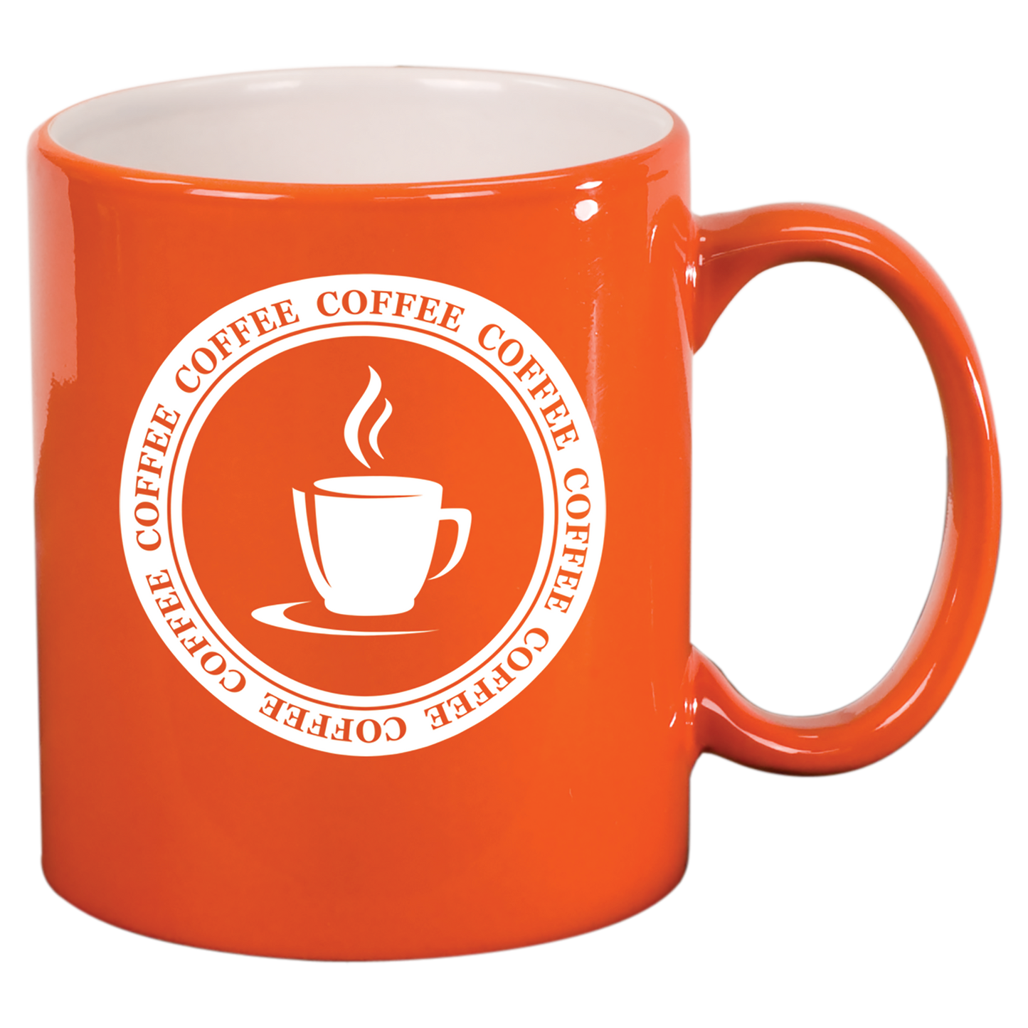 Custom Coffee Mug - 11 oz - Orange
