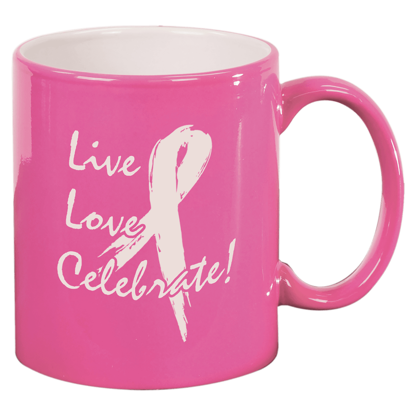 Custom Coffee Mug - 11 oz - Pink