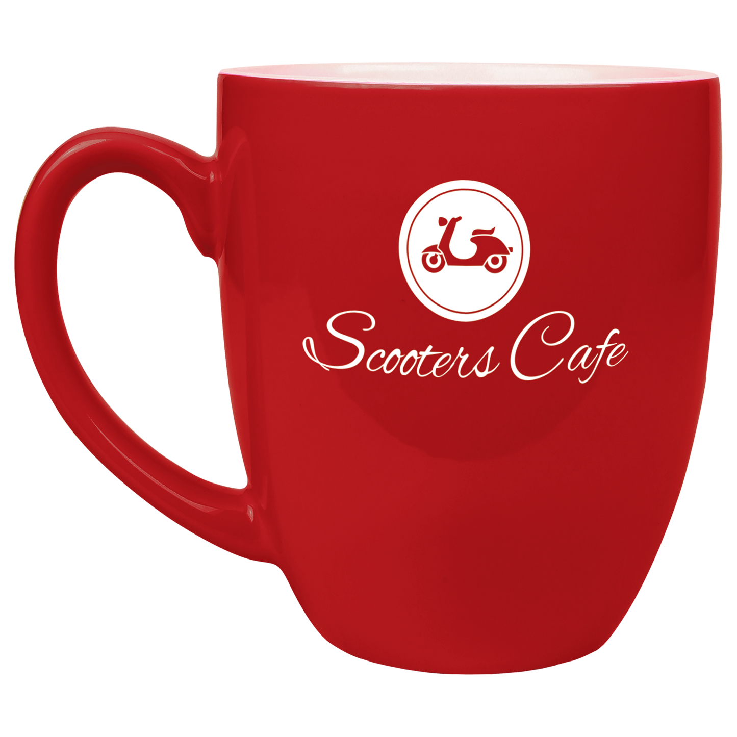 Custom Coffee Mug - 16 oz - Red