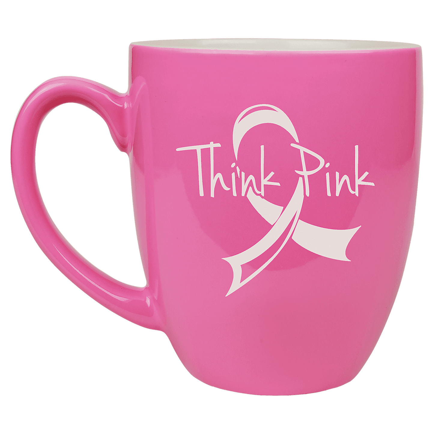 Custom Coffee Mug - 16 oz - Pink
